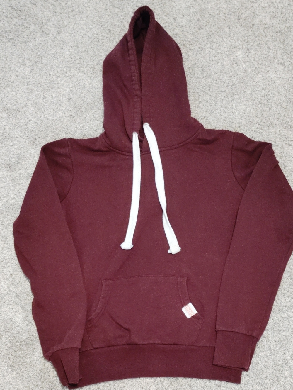 Reflex Women's Maroon Hoodie with White Drawstrings